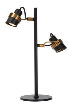 Настільна лампа Lucide TUNDRAN 2xGU10 Black, BLACK