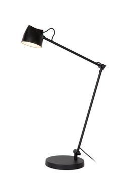 Підлогова лампа для читання Lucide MILNE LED Dim. 1x8W 2700K Black, BLACK, Чорний, Чорний, Чорний