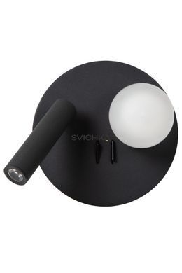 Бра Lucide MATIZ LED 3000K With USB charging point Black