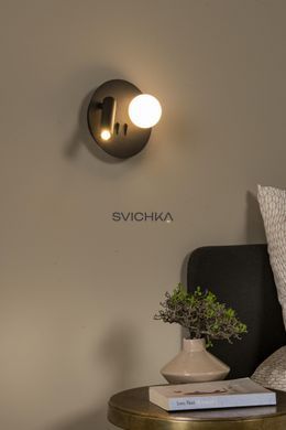 Бра Lucide MATIZ LED 3000K With USB charging point Black