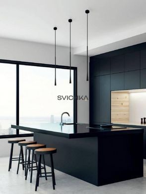 Светильник подвесной KLOODI DECO PE-SURMA800 7W 3K BK