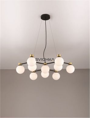 Люстра Nova luce OVALINO 10, Gold/Black