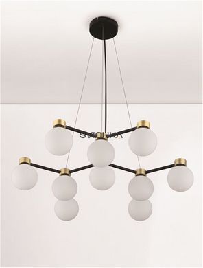 Люстра Nova luce OVALINO 10, Gold/Black