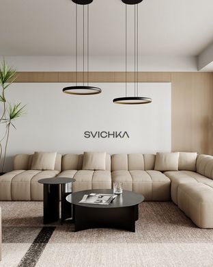 Підвісний світильник Maxlight Vik, Black/Gold