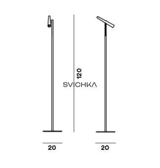 Торшер Foscarini Magneto, White