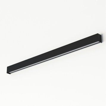 Світильник Nowodvorski STRAIGHT WALL LED BLACK L PL, Чорний, Чорний