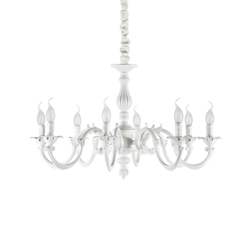 Підвіс (люстра) Ideal Lux JUSTINE SP8, Білий, Білий, Білий