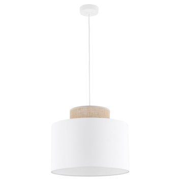 Підвісний світильник TK Lighting DUO JUTA 380, White/Beige