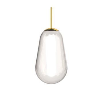 Плафон Nowodvorski CAMELEON PEAR M TR/G 8533, Золотий, Прозорий