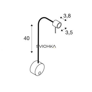 Бра SLV DIO FLEX PLATE White