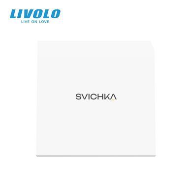 Перехресний (хрестовий) вимикач LIVOLO, білий, модуль без рамки (VL-FCMM10A-2WP)