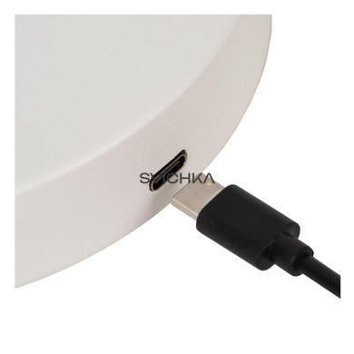 Акумуляторна настільна лампа Lucide STIRLING Battery pack/batteries LED Dim. 1x3W 2700K White, WHITE, Білий, Білий, Білий
