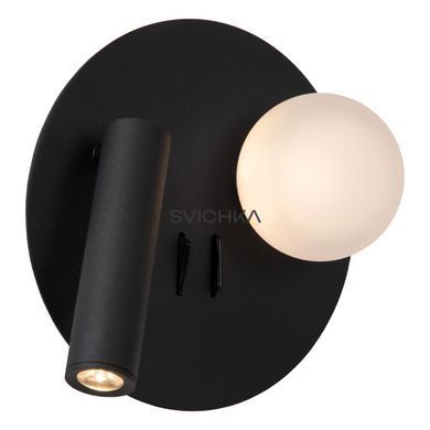 Бра Lucide MATIZ LED 3000K With USB charging point Black