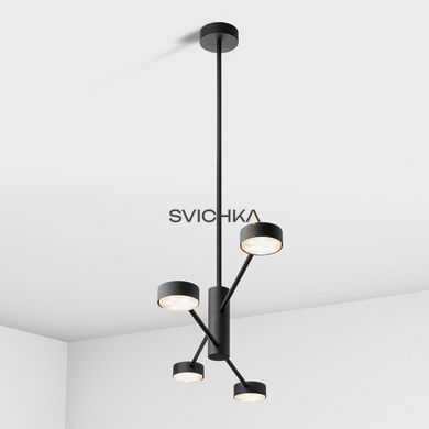 Люстра Imperium Light Antenna 4, Black, Чорний, Чорний, Чорний