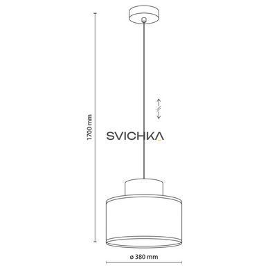 Подвесной светильник TK Lighting DUO JUTA 380
