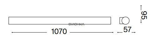 Подсветка Ideal Lux Pretty ap d107, Белая