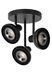 Стельовий точковий світильник Lucide SENSAS &Oslash; 25,8 cm 3xGU10 (ES111) Black, BLACK