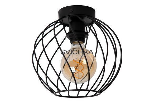 Потолочный светильник Lucide DANZA &Oslash; 25 cm 1xE27 Black