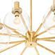Підвісний світильник Eichholtz Chandelier Selva 111974, Золотий, Золотий, Прозорий