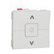 Выключатель для жалюзи Schneider Electric Unica New 2-клавишный, схема 4, 6А, 2 модуля