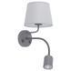 Бра TK Lighting Maja 2536 - 2536, Сірий, Сірий