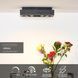 Потолочный точечный светильник Lucide XIRAX LED Dim to warm GU10 3x5W 2200K/3000K Black, BLACK