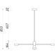 Люстра Imperium Light Antenna 4, Black, Чорний, Чорний, Чорний