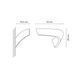 Настенный светильник Icone Luce Boomerang LED BI