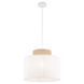 Подвесной светильник TK Lighting DUO JUTA 380, White/Beige