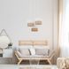 Підвісний світильник TK-Lighting LINOBIANCO 3, White/Beige, Білий; Бежевий, Білий, Бежевий, Білий
