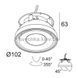 Точковий світильник Delta Light TWEETER M TRIMLESS 418 11 811 932 BC