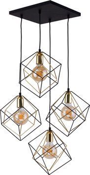 Підвіс TK Lighting 2778 Alambre - 2778, Чорний, Золотий, Чорний