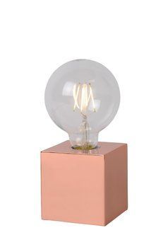 Настільна лампа Lucide CUBICO &Oslash; 9,5 cm LED E27 1x5W 2700K Copper, Copper