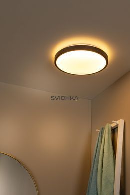 Потолочный светильник для ванной Lucide DASHER &Oslash; 41 cm LED 1x24W 2700K IP44 Motion & Day/Night Sensor Black