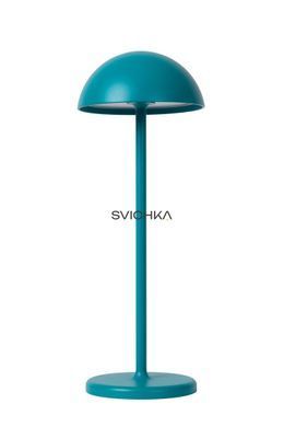 Акумуляторна настільна лампа для дому та вулиці Lucide JOY Battery pack/batteries &Oslash; 12 cm LED Dim. 1x1,5W 3000K IP54 Turquoise, Turquoise