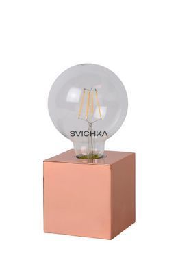 Настольная лампа Lucide CUBICO &Oslash; 9,5 cm LED E27 1x5W 2700K Copper