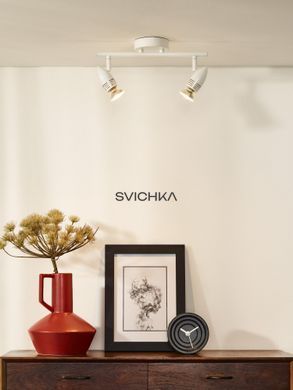 Потолочный точечный светильник Lucide CARO LED LED GU10 2x5W 2700K White