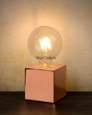 Настольная лампа Lucide CUBICO &Oslash; 9,5 cm LED E27 1x5W 2700K Copper