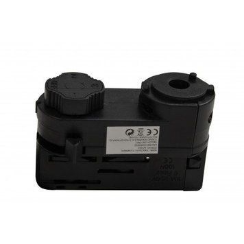 Адаптер для трекової шини AZzardo Track Electric 3 Line black AZ3003, Чорний