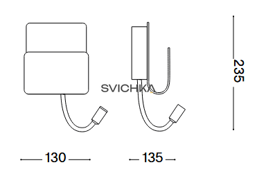 Бра Ideal Lux Probe ap2