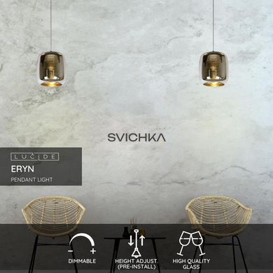 Подвесной светильник Lucide ERYN &Oslash; 20 cm 1xE27 Chrome