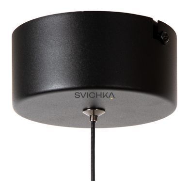 Підвісний світильник Lucide CALINA &Oslash; 9,9 cm LED Dim. 1x9W 2700K Black, BLACK, Чорний, Опал, Опал