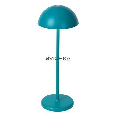 Акумуляторна настільна лампа для дому та вулиці Lucide JOY Battery pack/batteries &Oslash; 12 cm LED Dim. 1x1,5W 3000K IP54 Turquoise, Turquoise