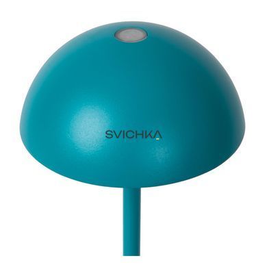 Акумуляторна настільна лампа для дому та вулиці Lucide JOY Battery pack/batteries &Oslash; 12 cm LED Dim. 1x1,5W 3000K IP54 Turquoise, Turquoise