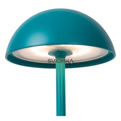 Акумуляторна настільна лампа для дому та вулиці Lucide JOY Battery pack/batteries &Oslash; 12 cm LED Dim. 1x1,5W 3000K IP54 Turquoise, Turquoise