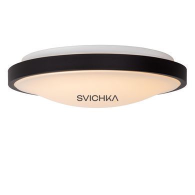 Потолочный светильник для ванной Lucide DASHER &Oslash; 41 cm LED 1x24W 2700K IP44 Motion & Day/Night Sensor Black
