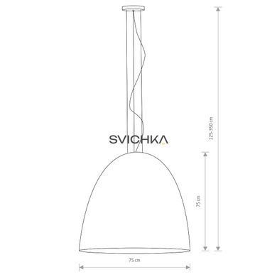 Люстра Nowodvorski EGG XL 9025, Білий, Білий, Золотий