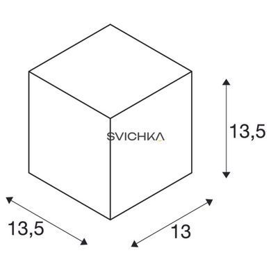 Вуличне бра SLV BIG THEO WALL, Anthracite