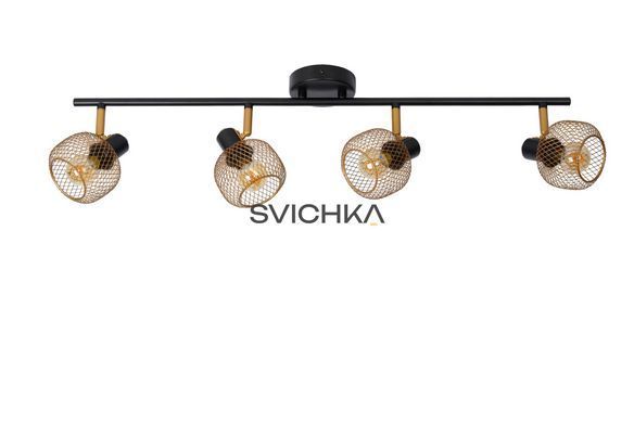 Стельовий точковий світильник Lucide MAREN 4xE14 Matt Gold / Brass, Matt Gold / Brass, Matt Gold / Brass, Matt Gold / Brass