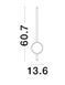 Настенный светильник Nova Luce CLOCK 60, White